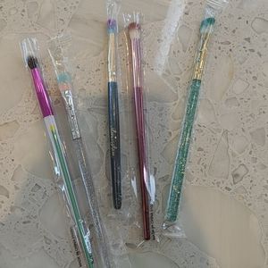Unicorn make-up brush set